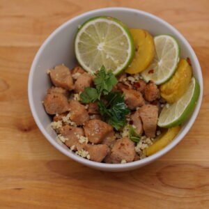 Vegan ChickN with Quinoa